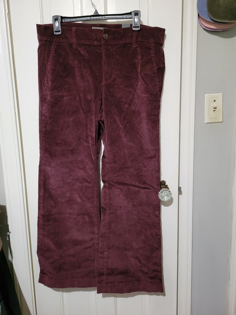 torrid Wine Corduroy Boot-Cut Trousers